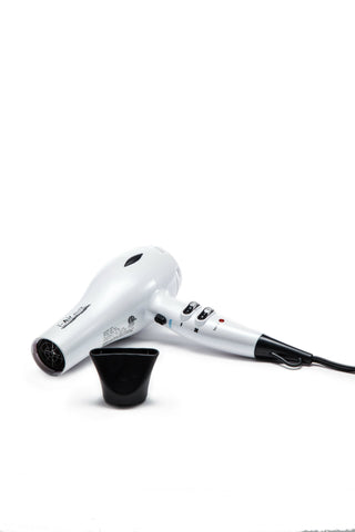 i-Air Elite DC Dryer - Pearl White (GM1601-PW) Ultra Light Pro - 0.9 lb,  1875 Watt - Professional Hair Styling Products & Tools | GMJ Beauty Boutique