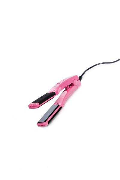 Mini Flat Iron, Pink (GM3250-P) - Professional Hair Styling Products & Tools | GMJ Beauty Boutique